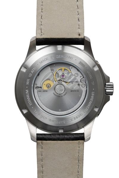 Bauhaus Aviation Herrenuhr Automatik mit GMT und Lederarmband